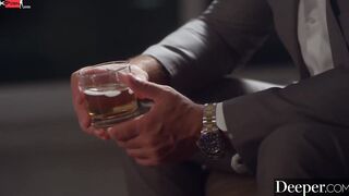 Deeper. Voluptuous gold digger is seduced by bf's dad