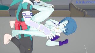 Kaoruko Awata (Bubble women) and Izuku Midoriya have insane sex - My Hero Academia Anime