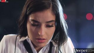 Deeper. Anal-queen Emily & Seth succumb to sexual tension