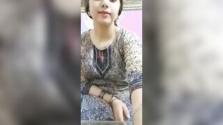 Pakistani Paki Cute GF Record her Self Shalwar Kameez for BF Cute & Slutty Part 02