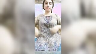 Pakistani Paki Cute GF Record her Self Shalwar Kameez for BF Cute & Slutty Part 02