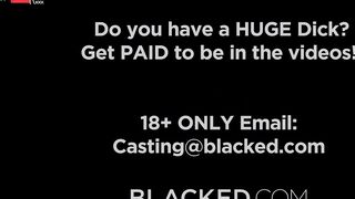 BLACKED Alina has rough dirty sex with 2 huge long african penis