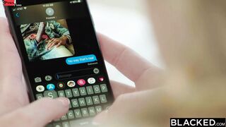 BLACKED Blonde nympho is on the prowl for long african penis tonight