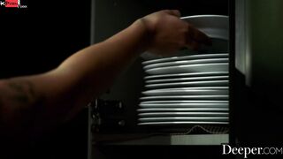 Deeper. Irresistible Gabbie breaks from her housewife routine