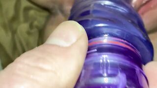 Hottie MILF gets pumped up twat gapped and gushed.