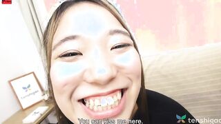 Alice Tukishima comes to visit for her first porn shoot