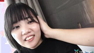 Moeka Tachibana is twenty seven years old and in her first porn movie