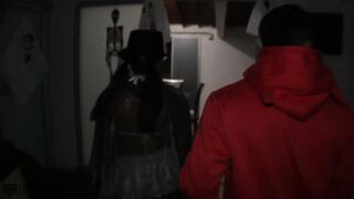 I POUNDED MY STEPSISTER'S SNATCH ON A HALLOWEEN NIGHT INTO A HAUNTED HOUSE-FULL STORY