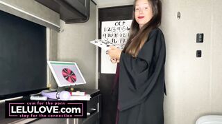Wizard witch Goddess uses magic wand during cum schedule but magic gets out of hand - Lelu Love