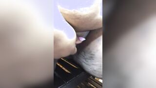 finger time inside bathroon