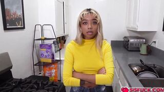 Gia Dibella is so game to suck stepbro's dick for Kpop tickets