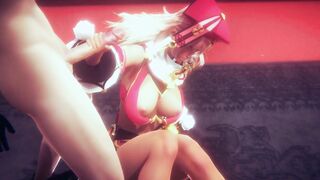 Genshin Impact Cartoon - Yangfei Hand Job and Boned - Japanese oriental Manga Cartoon Scene Game Porn