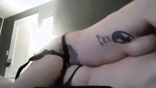 Dom pegging male bimbo