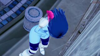 Kris finger fuck her tight twat - Deltarune Animated.