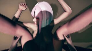 Cyberpunk: Edgerunners Lucy Rough Banged!