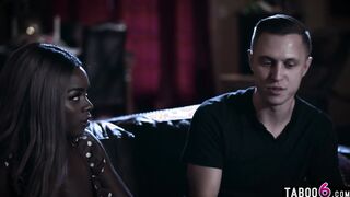 Dirty bf did not let his african lover Ana Foxxx leave his house
