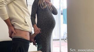 Publick Cock Flashing. I pull out my penis into front of a young pregnant neighbour and she made me cum