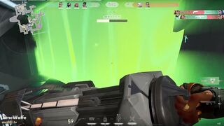 Raze squirts on idiotic noobs into valorant to performance dominance