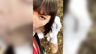 Отсосала прямо на фотосессии, расплатилась фотографом