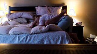 Mature mom fuck with stud in front her hubby