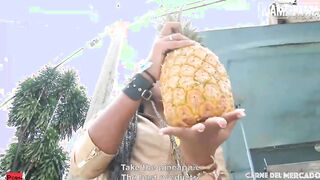Curvy Ebony Ana Ebano Picked Up And Banged Hard For
