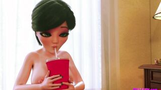Futanari XXX Threesome Animation • Family Porn