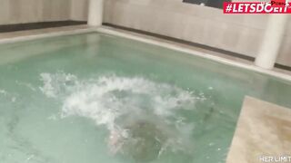 HER LIMIT - (Mike Angelo, Vyvan Hill) - Phat Butt Blondie Takes It In The Booty By The Pool Full