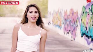 LETSDOEIT - beauty Slim Latina Baby Nicols Fucks Stranger Outside