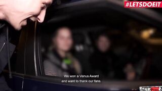 LETSDOEIT - Bootylicious German Skank Picked Up To Riding Cock