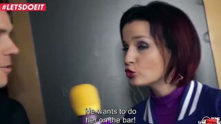 LETSDOEIT - Amateur German Bartender Fucks Fantasy PornStar At Work