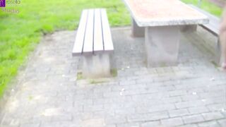 Resting Place - Hoe swallows outdoor cum and piss!