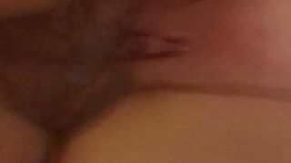 He makes me squirt and leaves me with a cummed