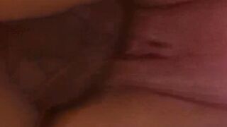 He makes me squirt and leaves me with a cummed