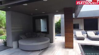 DoeProjects - Ariana Marie Big Booty American Hoe Takes two Cocks At Once