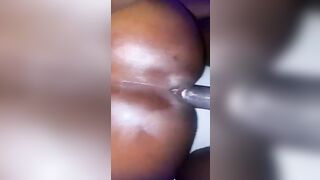 Oiled All Up Long Ass cunt with mouth Take It Into Her Butt and snatch like a expert