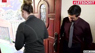 ScamAngels - Bunny Colby And Lacy Lennon American Babes Fucked By Their Boss In goddess 3-Way