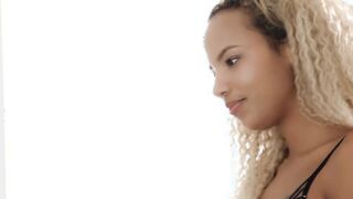 WHITEBOXXX - EBONY lover ROMY INDY SENSUAL BDSM SEX WITH HER GIGANTIC PENIS bf