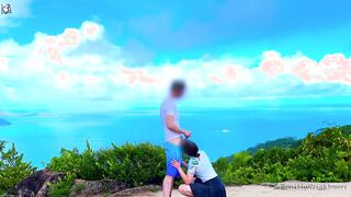 Reaching the Summit - Caught During Risky Outside Pounded