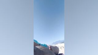 almost caught sex on outside beach