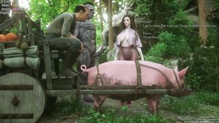 3D Comic - Fallen Lady (Anime) Karen Breast Milk Cow Part four