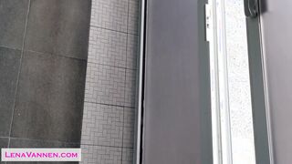 College schoolgirl fishnet upskirt pov
