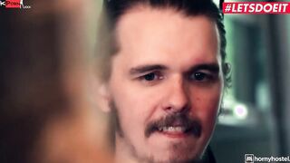 HornyHostel - Tiffany Tatum Small Titted Hungarian Lusts For Some Gigantic Dick