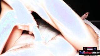 Huge breasts amateur Thai mom happy end sex grind for her huge penis customer