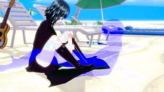 1 Punch Man Anime - Fubuki Hand Job and nailed - Japanese oriental Manga Animated Sex Tape Game Porn