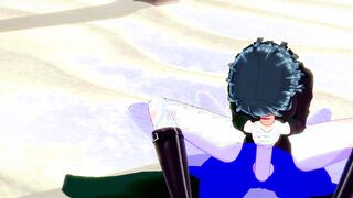 1 Punch Man Anime - Fubuki Hand Job and nailed - Japanese oriental Manga Animated Sex Tape Game Porn