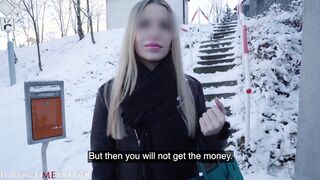 Bae blonde head addict gets hardcore hard pounded after confessing her love for long cock