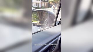 Hotwife comes back to husband used while he waits into vehicle