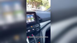 Hotwife comes back to husband used while he waits into vehicle