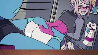 Bae monster getting cock! Secretary Claire Casey [FULL sex scenes ] Spooky Starlets Anime game