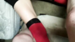 Hard throat fucking Bae GF cum down throat